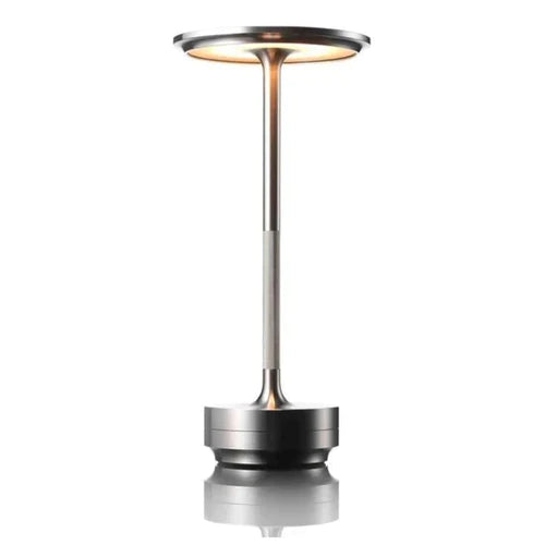 Kabellose AuraGlow Smart LED Tischlampe mit dimmbarem Licht, ideal für flexibles und dekoratives Licht.