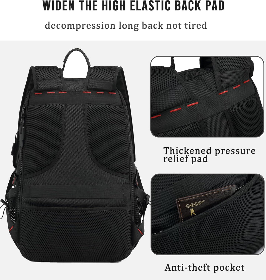 Stilvoller 60L Unisex Wanderrucksack, wasserdicht, mit USB-Ladefunktion & praktischem Fach für Schuhe, bequem zu tragen.