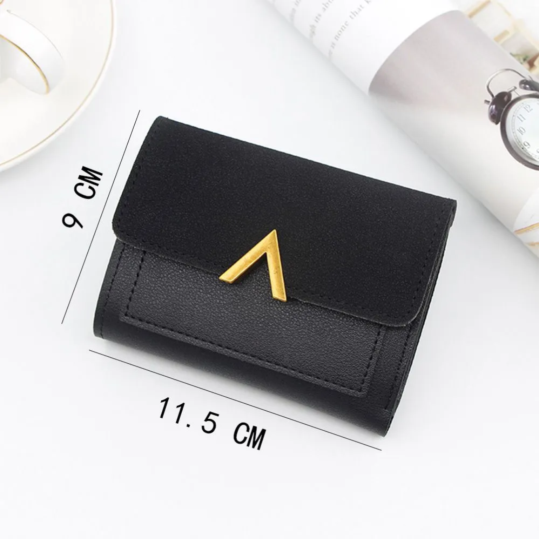 Vielseitiges Unisex Portemonnaie. Elegante Mini-Geldbörse mit praktischen Fächern.