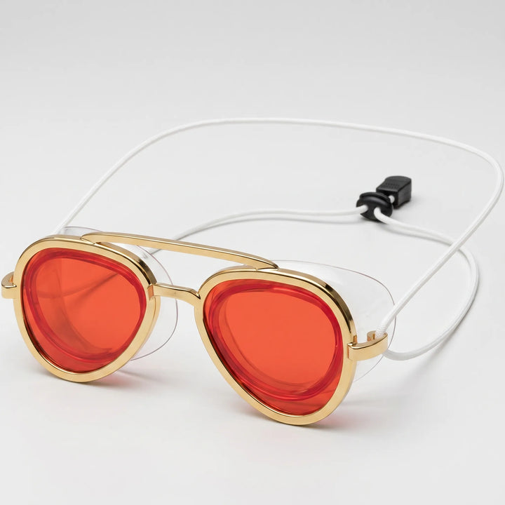 Anti-Beschlag Flieger-Schwimmbrille, verstellbar für optimalen Komfort beim Wassersport im Sommer.