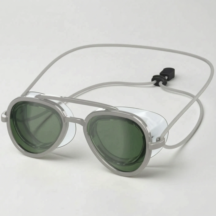 Bequeme Unisex Flieger-Schwimmbrille mit Anti-Beschlag und breitem Sichtfeld für Sport und Freizeit.