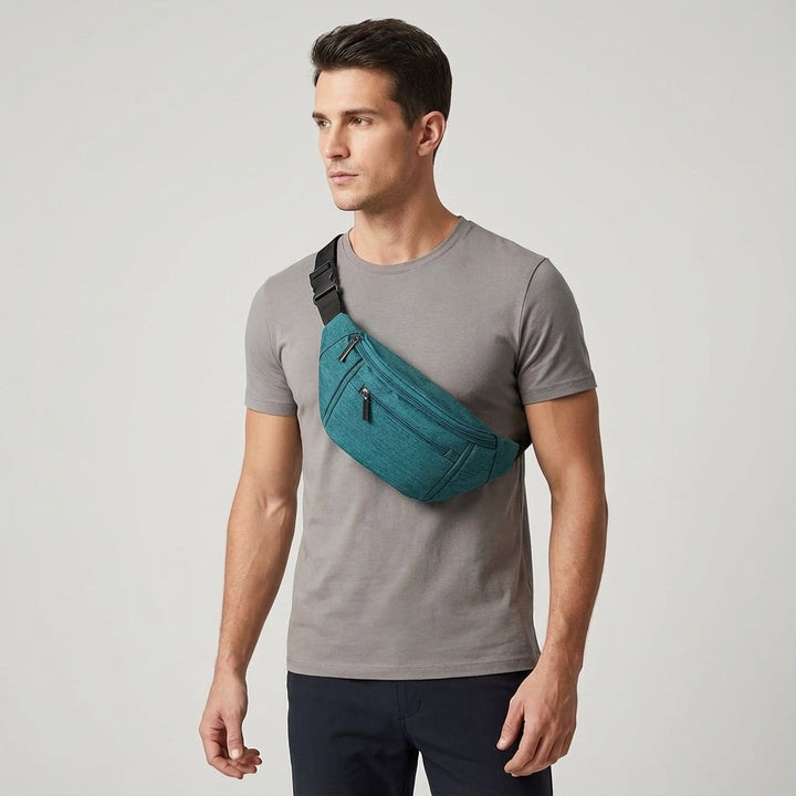 Komfortable Unisex GoSling Crossbody-Tasche mit verstellbarem Gurt und praktischen Fächern. Ideal für Sportler.