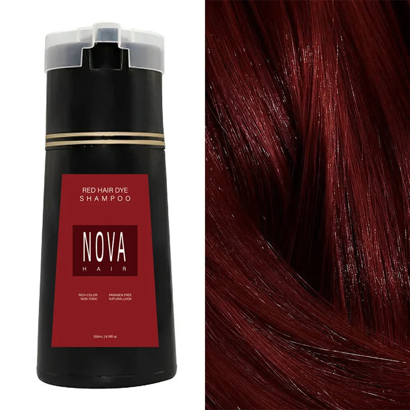 Pflanzliches, ammoniakfreies Haarfärbe-Shampoo für eine schonende & schnelle Farbauffrischung in 10 Min.