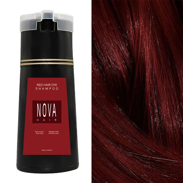 Pflanzliches, ammoniakfreies Haarfärbe-Shampoo für eine schonende & schnelle Farbauffrischung in 10 Min.