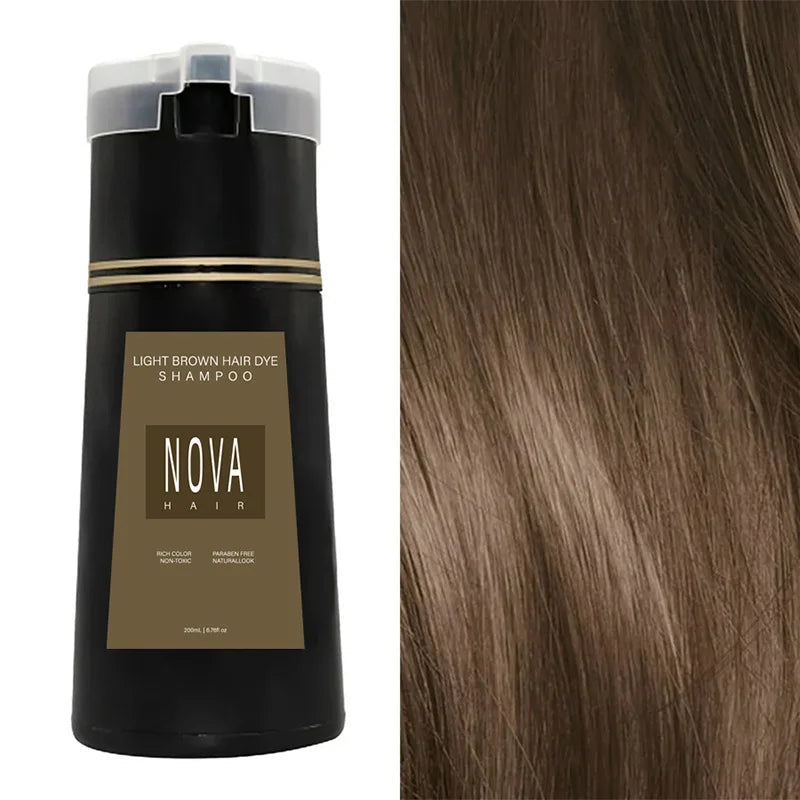 Unisex Haarfärbe-Shampoo für einfache & schnelle Farbauffrischung in nur 10 Minuten zu Hause.