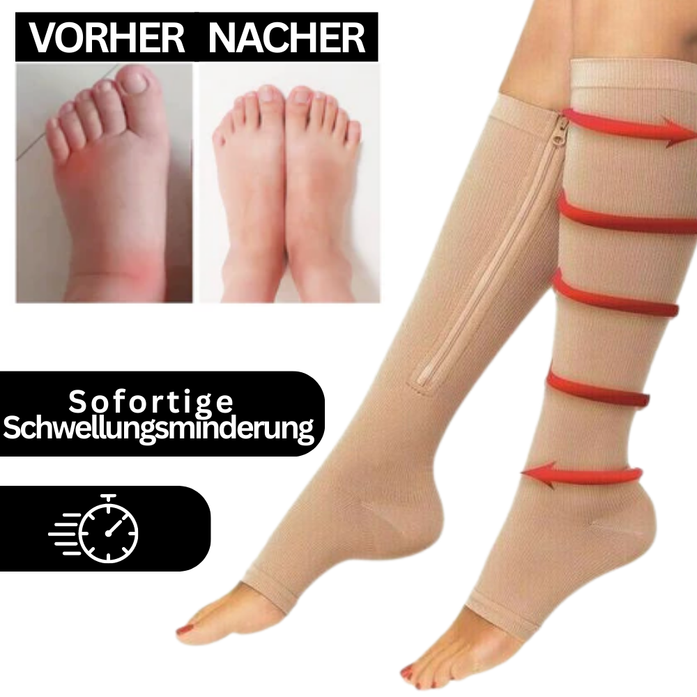 Orthopädische Kompressionssocken für verbesserte Durchblutung, Schmerzlinderung und effektive Beinpflege.