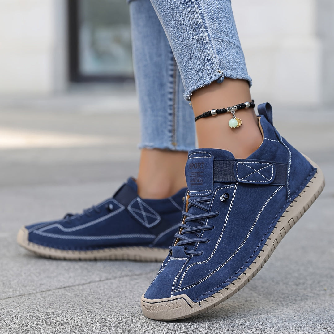 Leichte Unisex Orthopädie-Sneaker mit dämpfender Sohle. Komfortable Schuhe für Damen & Herren. Ideal für Freizeit.