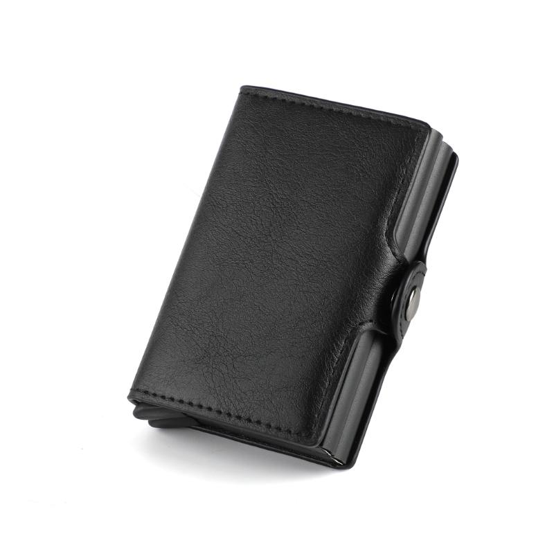 Geldbörse mit RFID-Schutz & Kartenfach, robustes Leder-Smart Wallet für sichere Aufbewahrung.