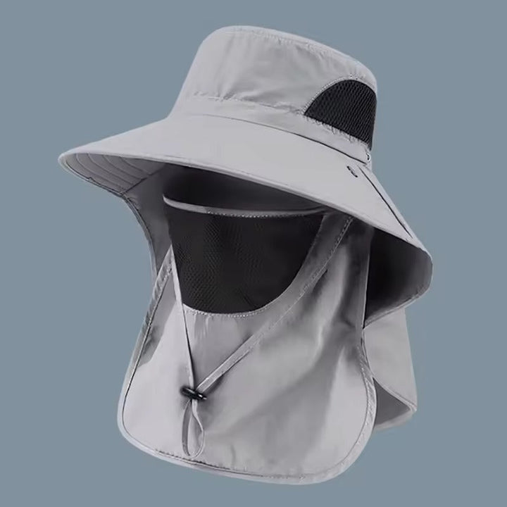 Kompakter, faltbarer Unisex Sonnenhut mit UV-Schutz, ideal für Reise & Sport.