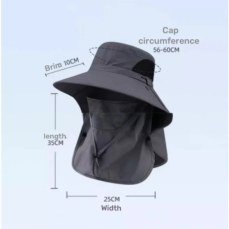 Robuster Unisex Outdoorhut mit UV-Schutz, ideal für Wanderungen und Trekkingtouren.