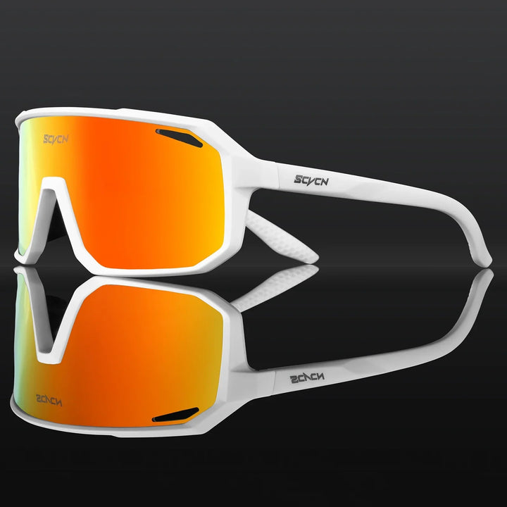 Unisex Sonnenbrille für aktiven Lebensstil. UV400 Schutz, leichter TR90 Rahmen für Sport.