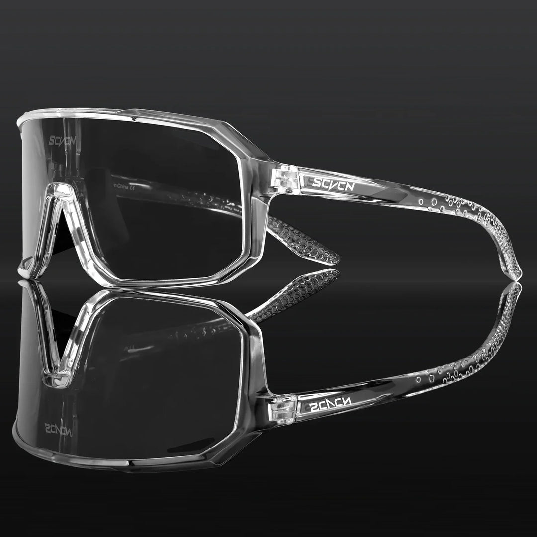 Stylische Sportsonnenbrille Unisex mit UV400 Schutz & leichtem TR90 Rahmen. Funktional & modern.