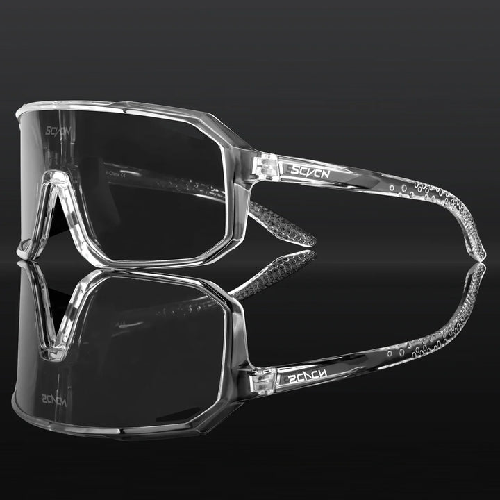 Stylische Sportsonnenbrille Unisex mit UV400 Schutz & leichtem TR90 Rahmen. Funktional & modern.