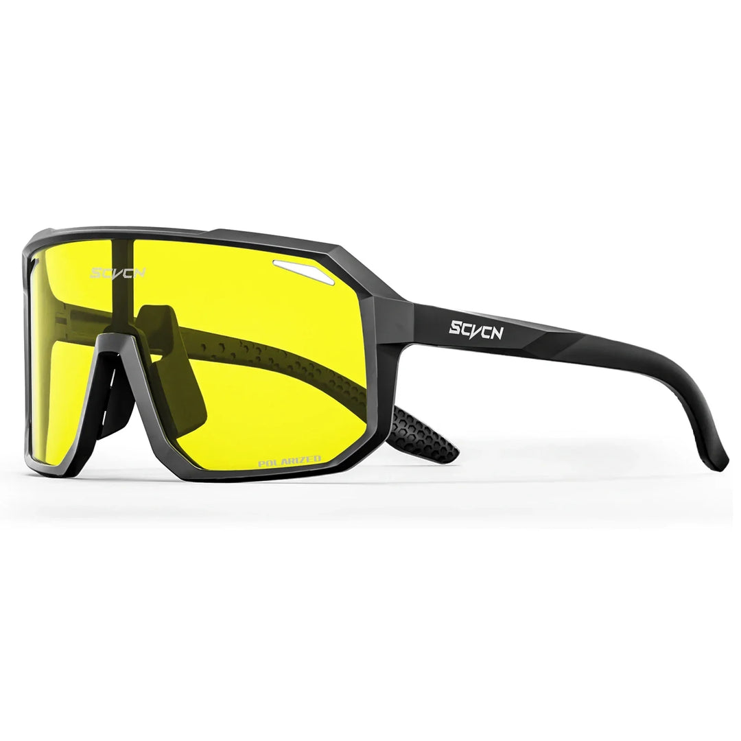 Performance Sportsonnenbrille UV400 mit leichtem TR90 Rahmen. Optimale Sicht & Schutz beim Sport.
