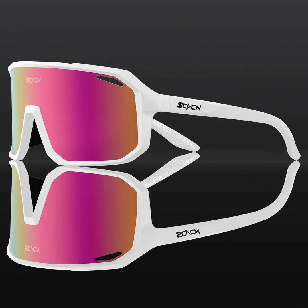 Sportsonnenbrille Unisex mit UV400 Schutz. Leichter TR90 Rahmen für diverse Sportarten.