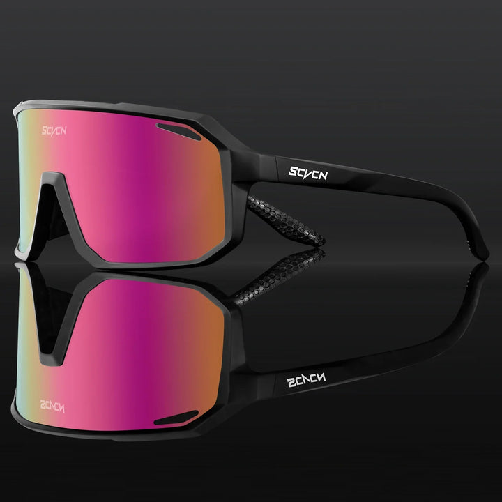 Schutzende & leichte Sportsonnenbrille UV400 mit TR90 Rahmen. Perfekt für Outdoor-Sportler.