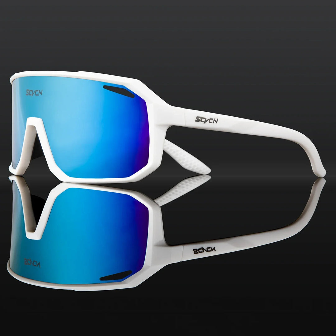 Moderne Sportsonnenbrille Unisex mit UV400 Schutz & leichtem TR90 Rahmen für Outdoor-Sport.