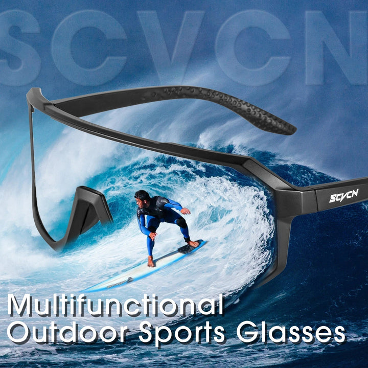 Unisex Outdoor-Sonnenbrille mit UV400, TR90 Rahmen. Ideal für Wandern, Laufen & Radfahren.