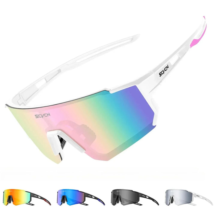 Leichte Sportbrille für Herren & Damen, ideal zum Fahrradfahren & Wandern.