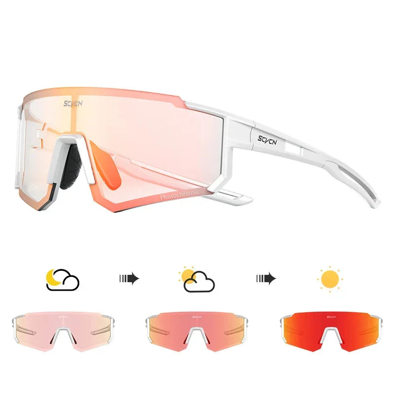 Sportbrille mit UV400 Schutz, leicht, unisex, für Radfahren und mehr.