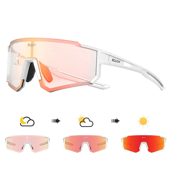 Sportbrille mit UV400 Schutz, leicht, unisex, für Radfahren und mehr.