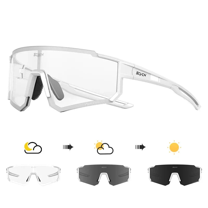 Leichte UV400 Schutzbrille für Sport, unisex, perfekt für lange Touren.