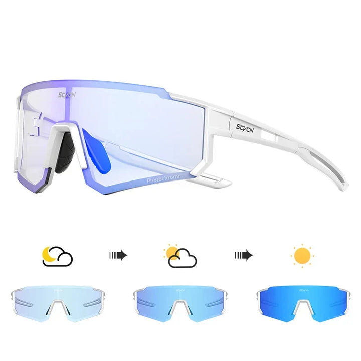 Sportbrille unisex, UV400 Schutz, leichter Rahmen, für maximalen Halt.