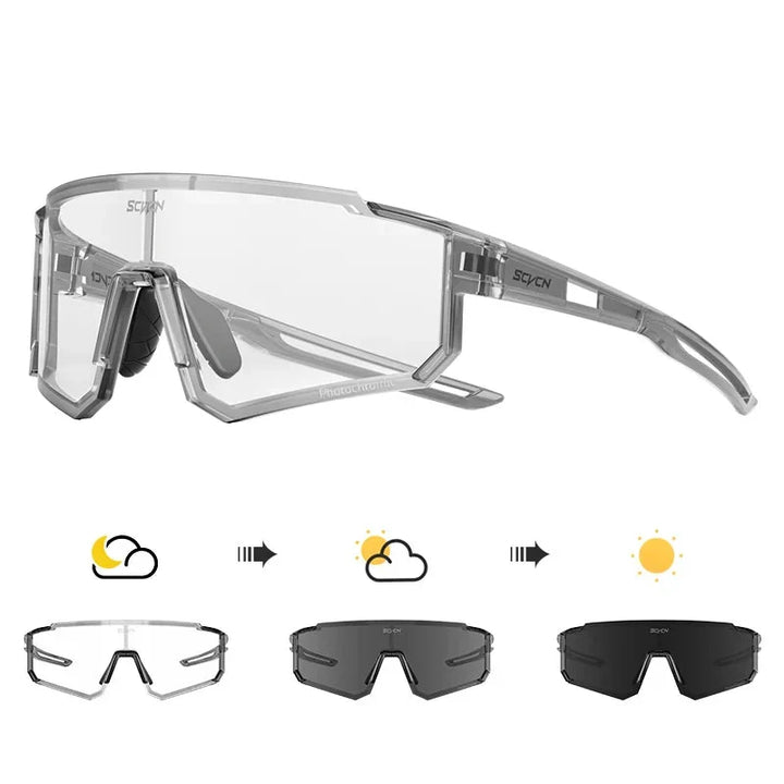 Moderne Sportsonnenbrille, UV400 Schutz, leicht, unisex, für jeden Anlass.