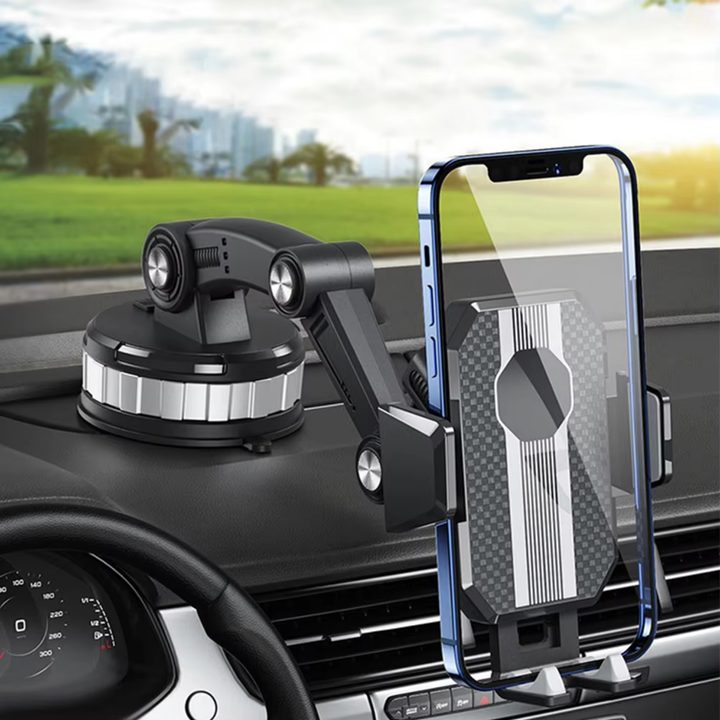 Universelle Handyhalterung für Auto mit sicherem Halt für Smartphones und einfache Montage.