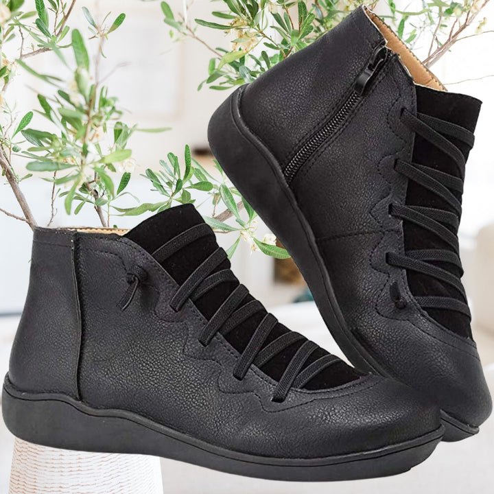 Modische Damen-Freizeitstiefel in lebhaften Farben. Super bequeme Alltagsschuhe für stilvollen Komfort.
