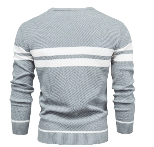 Eleganter Herren Strickpullover in Schwarz. Perfekt für den Casual-Look und bürotauglich.