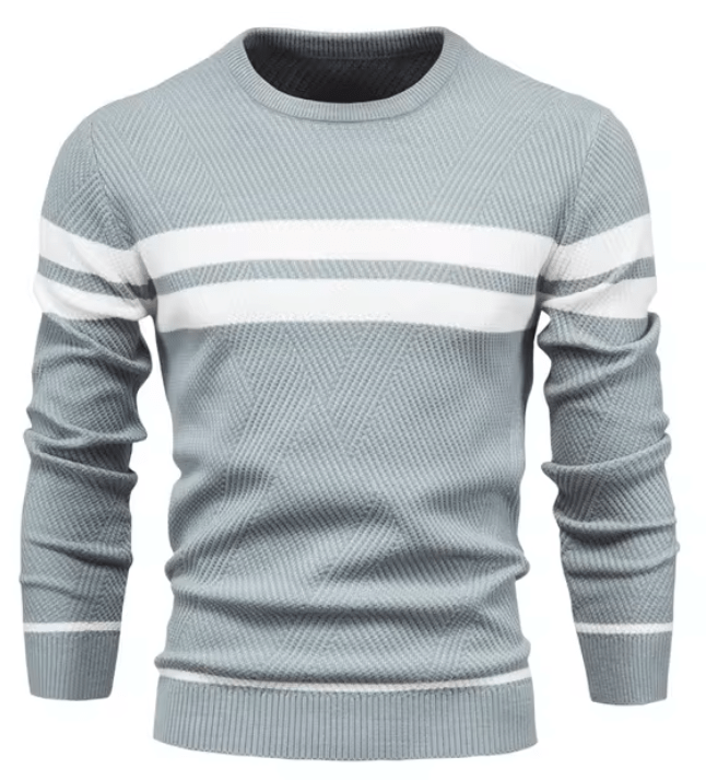 Langarm Herren Strickpullover, vielseitig kombinierbar für Winter, Freizeit und Büro.