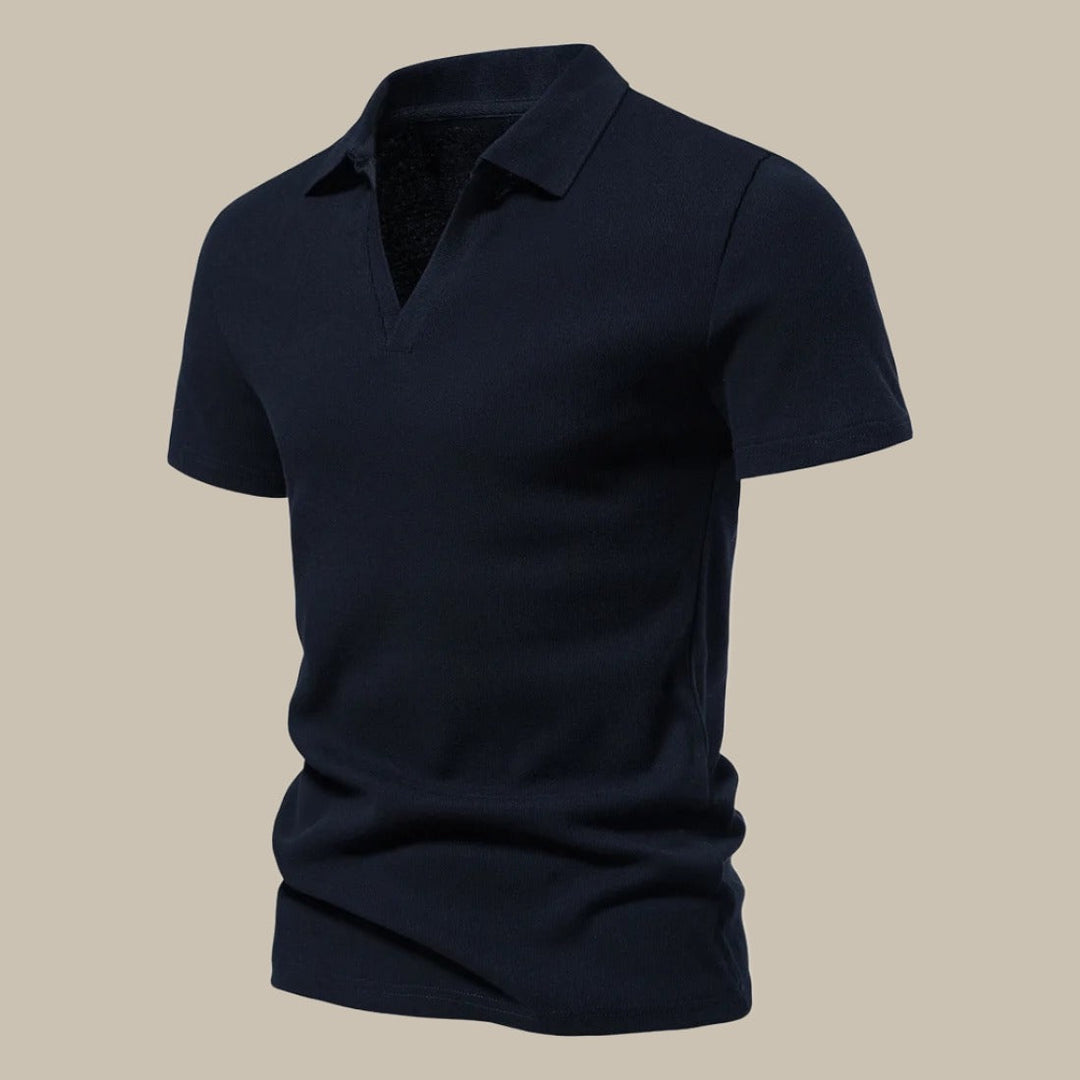 Elegantes Herren Polo für den Frühling, kurzärmliges Design für einen modischen und frischen Look.