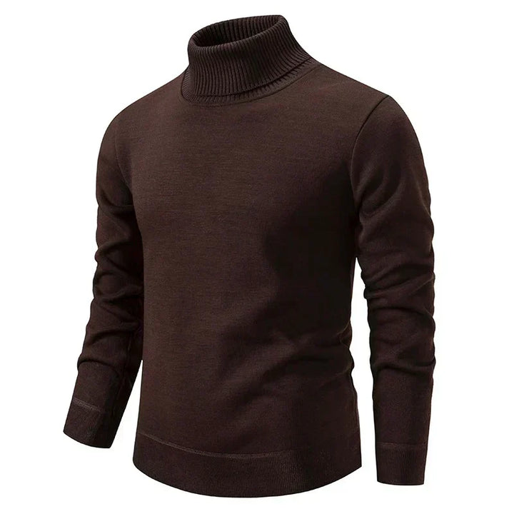 Stylischer Herren Rollkragenpullover, perfekt unter einem Sakko oder solo für elegante Winteroutfits.