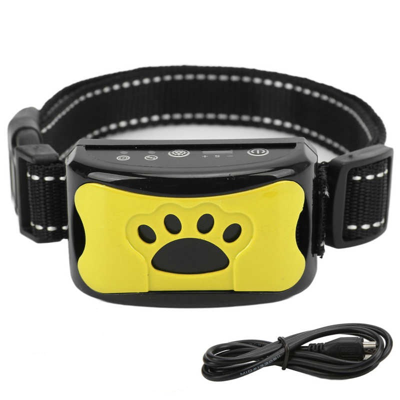 Hochwertiges, verstellbares Anti-Bell Hundehalsband mit Ultraschall & Vibration für wirksame Bellkontrolle.