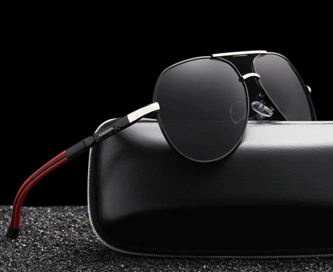 Herren-Sonnenbrille Lennart im Vintage Aviator-Design mit UV400-Schutz, polarisiert und entspiegelt für Sommer & Outdoor.