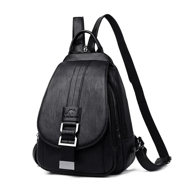 Stilvoller Premium Damen Lederrucksack, wasserdicht, perfekt für Büro & Freizeit.