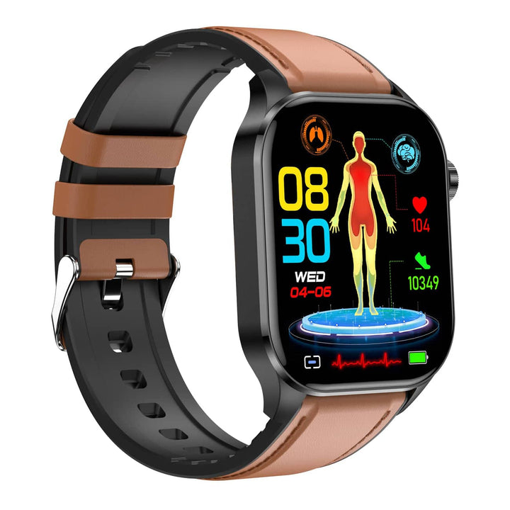 Gesundheits-Smartwatch: Überwacht Schlaf & Aktivität, ideal für Herren und Damen.