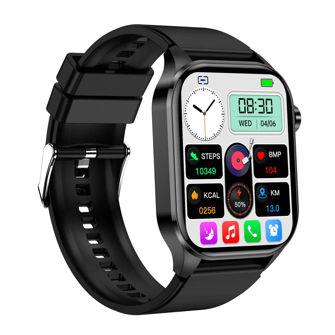 Sportliche Unisex Smartwatch mit HD-Touchscreen für umfassendes Fitness-Tracking.