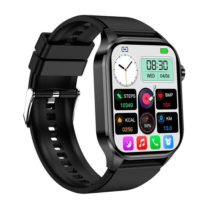 Sportliche Unisex Smartwatch mit HD-Touchscreen für umfassendes Fitness-Tracking.