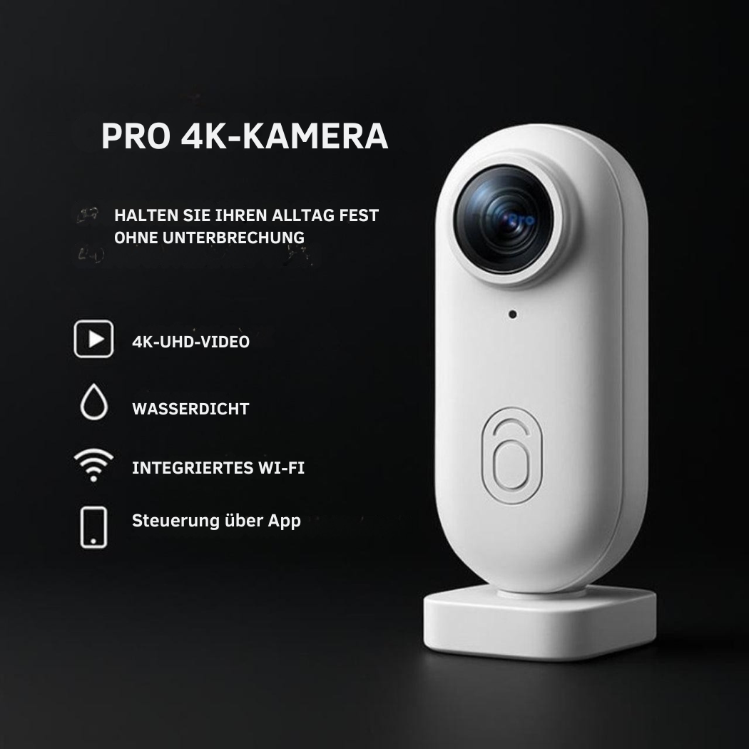 Tragbare Vlog-Kamera mit 4K, magnetischer Halterung; ideal für Kreative und Influencer unterwegs.