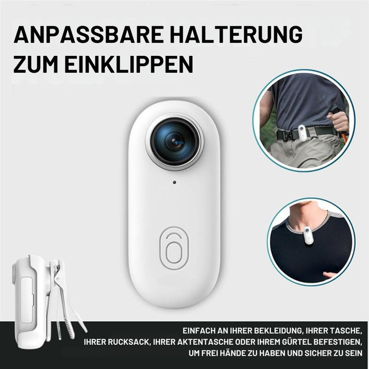 Leistungsstarke 4K Reisekamera für Abenteuer; nimmt scharfe Videos und Fotos bei jeder Expedition auf.
