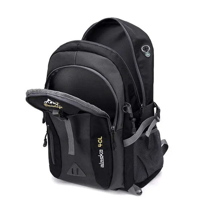 Strapazierfähiger, wasserdichter 40L Rucksack für Wandern, Trekking und Outdoor-Reisen.