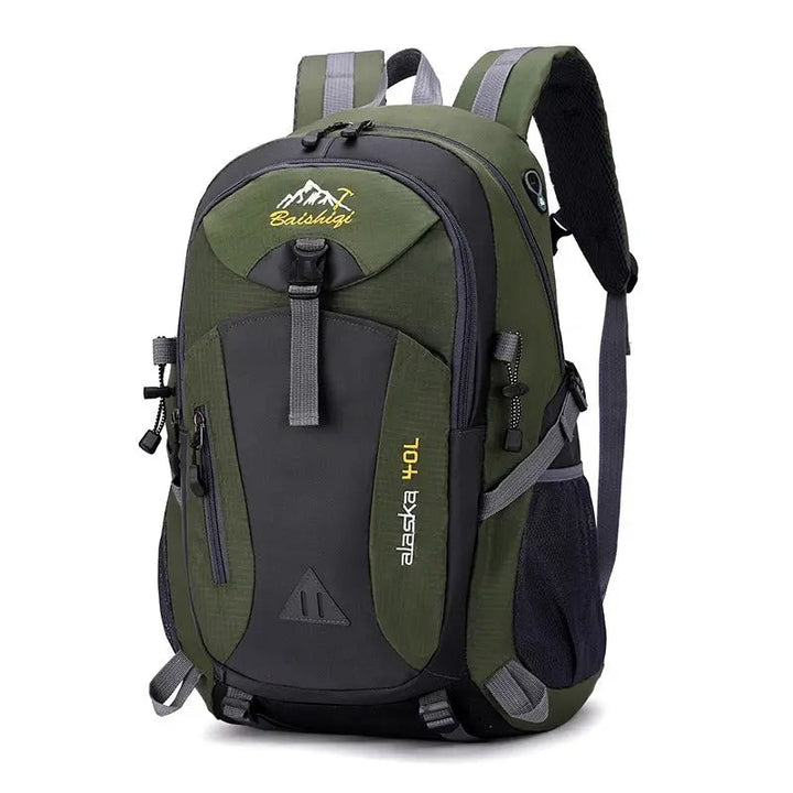 Robuster 40L Wanderrucksack, wasserdicht für jedes Wetter, perfekt für Outdoor-Abenteuer.