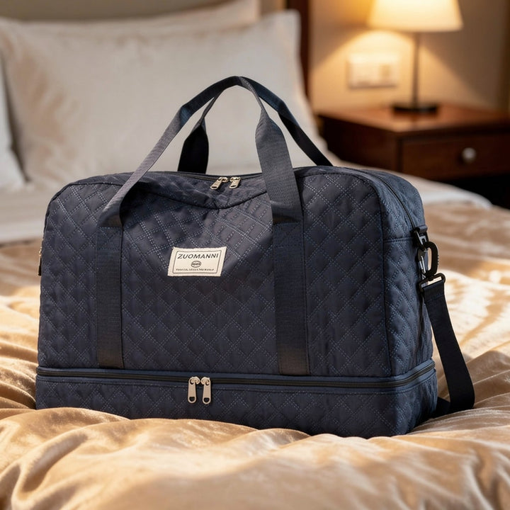 Die ideale Wochenendtasche für Kurztrips; geräumig und leicht zu organisieren.