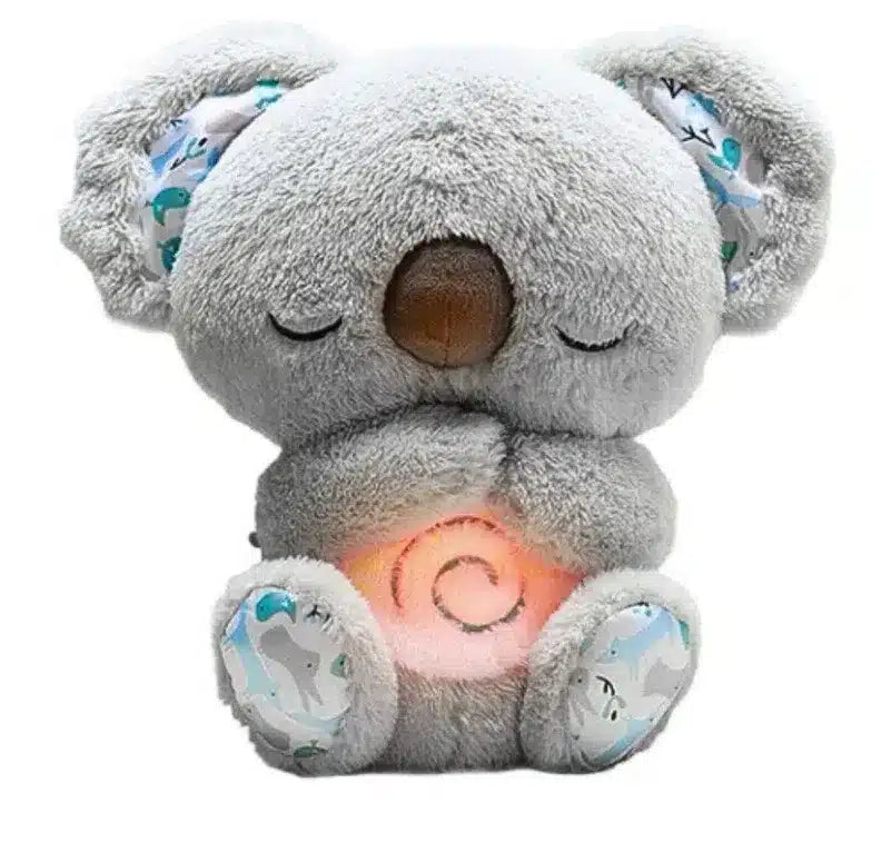 Weicher Beruhigungs-Koala Plüschtier mit realistischem Herzschlag; ideal für Babys und Kleinkinder als Schlafhilfe.