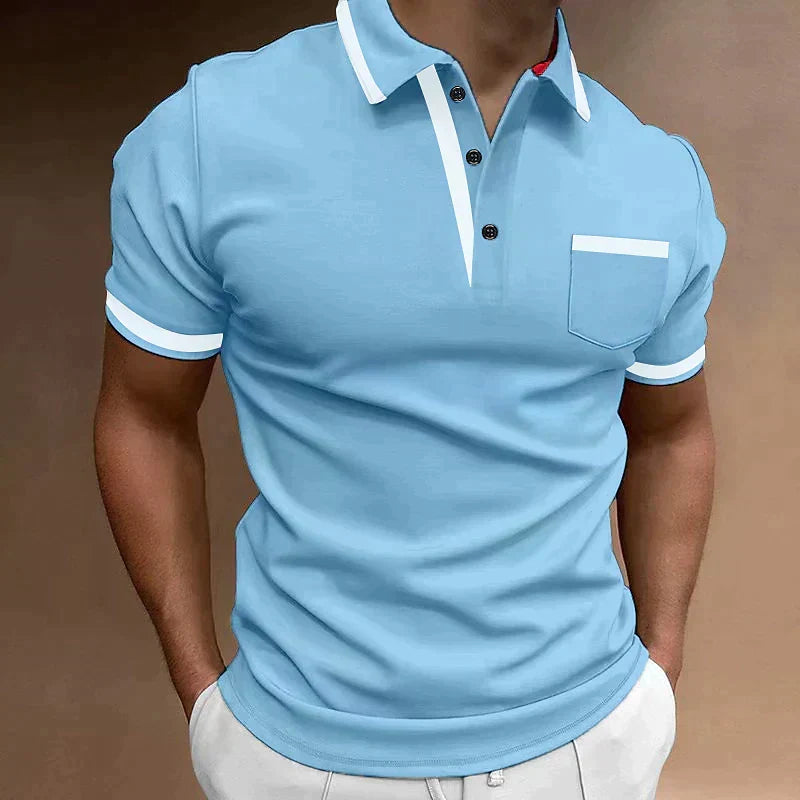 Hochwertiges, bequemes Herren Poloshirt. Optimal für Business Casual & stilvolle Freizeitlooks.