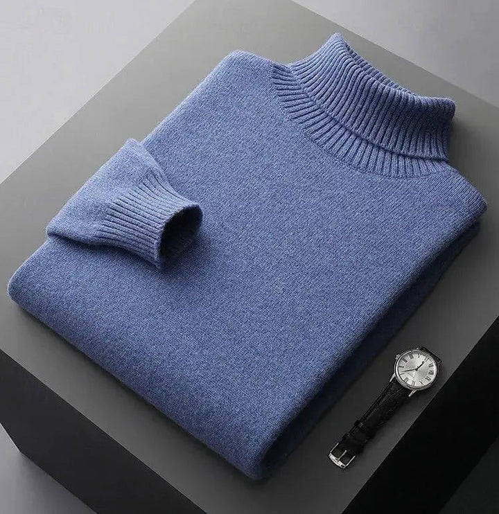 Smart-casual Herren Rollkragenpullover, der jedem Outfit Eleganz verleiht. Perfekt für Wintermode.